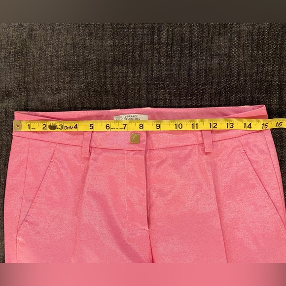 Versace Collection shimmery Pink Pencil Pant - Picture 13 of 15